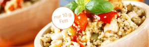 Bulgur-Gemüseauflauf mit Pinienkernen