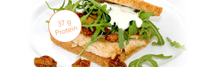 Puten-Toast mit frischen Feigen