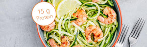 Zucchini-Salat mit Schrimps