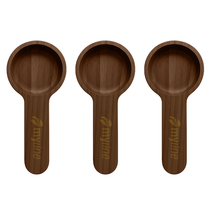 Premium Dosierlöffel aus Walnuss-Holz