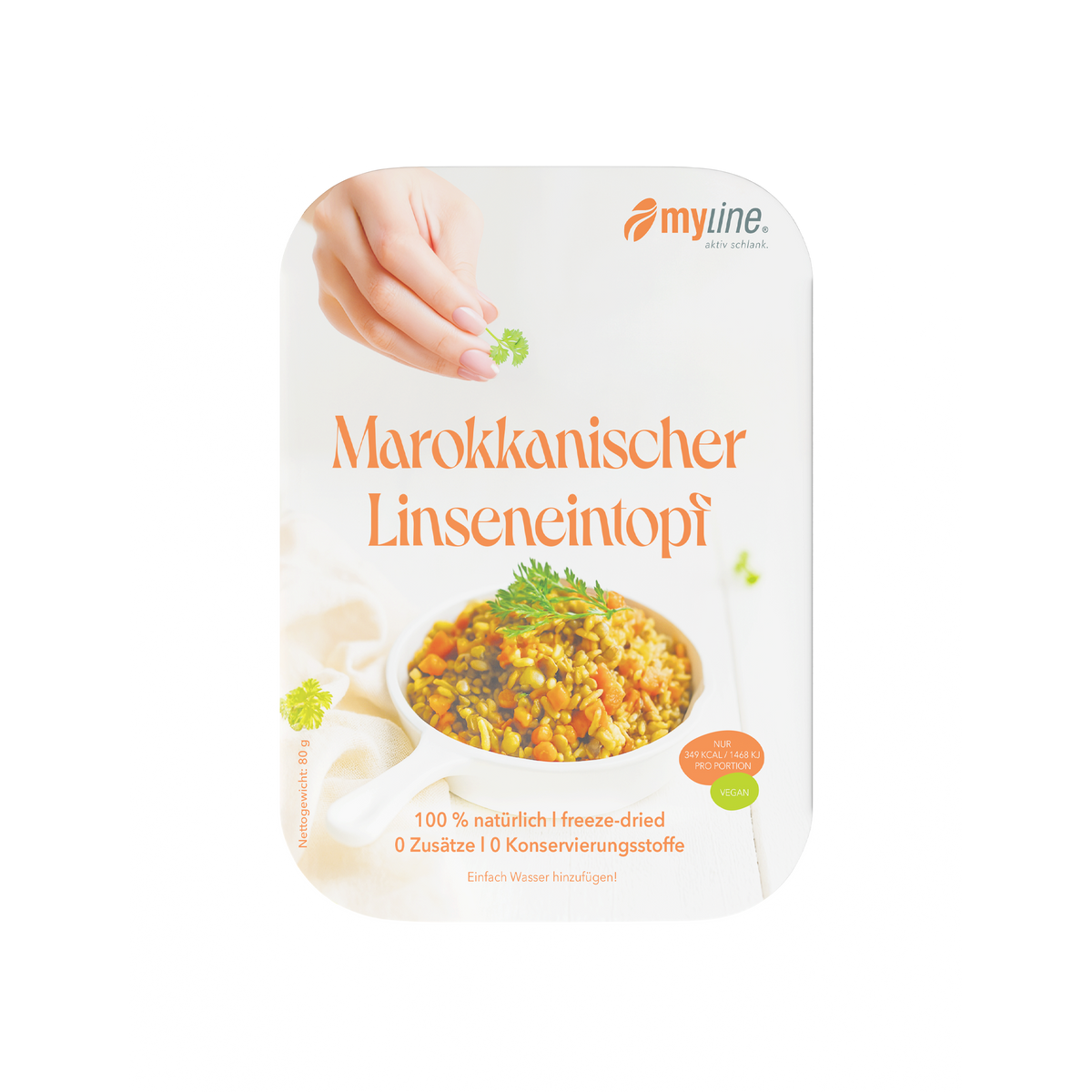 Genuss Gericht Marokkanischer Linseneintopf (vegan)