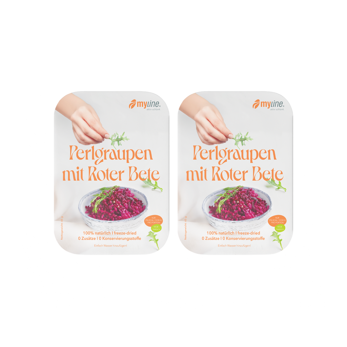 Genuss Gericht Perlgraupen mit Roter Bete (vegetarisch)