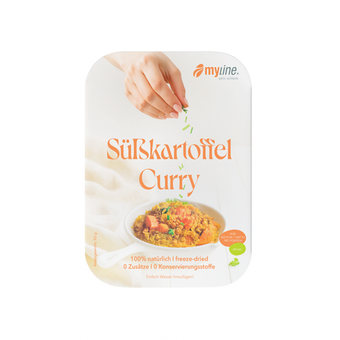 Genuss Gericht Süßkartoffel Curry (vegan)