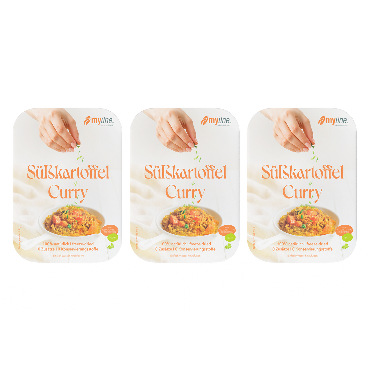 Genuss Gericht Süßkartoffel Curry (vegan)