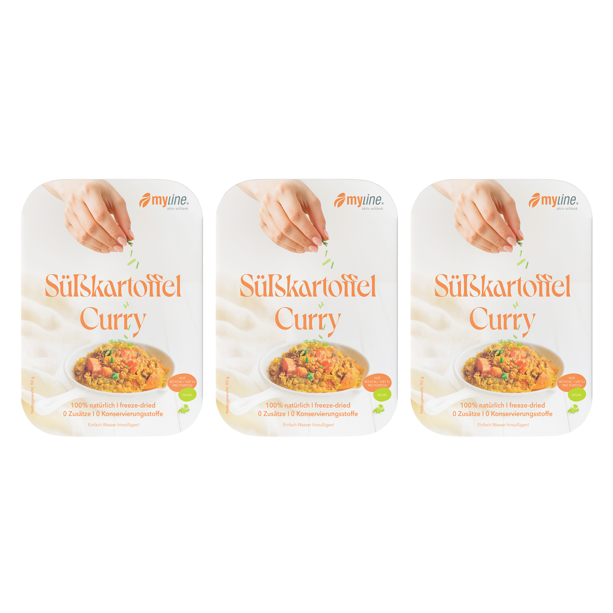 Genuss Gericht Süßkartoffel Curry (vegan)