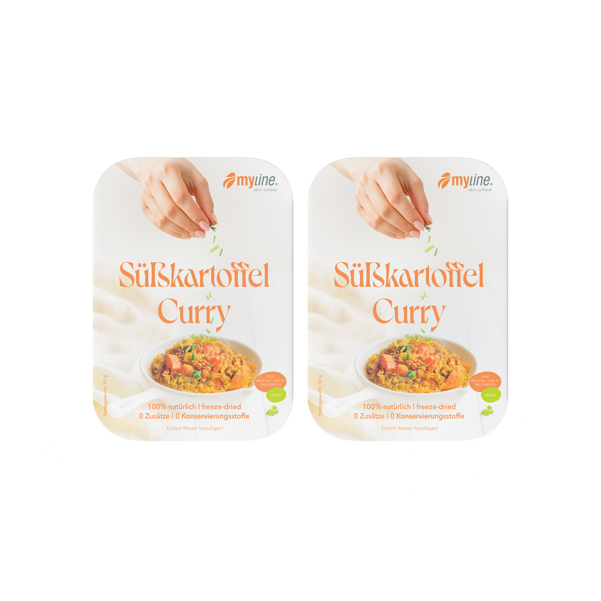 Genuss Gericht Süßkartoffel Curry (vegan)