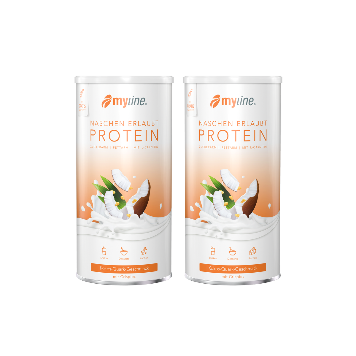 Protein Kokos-Quark mit Crispies