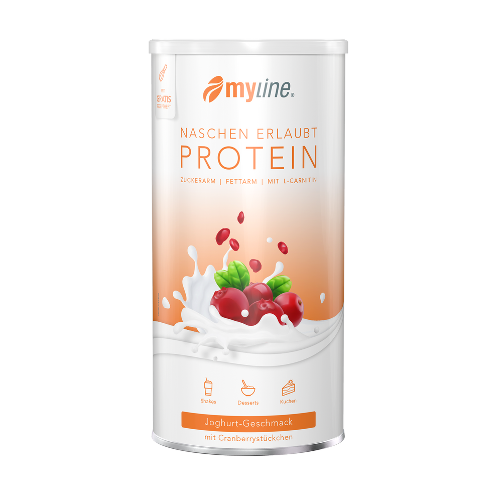 Protein Joghurt mit Cranberry Stückchen