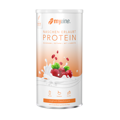 Protein Joghurt mit Cranberry Stückchen