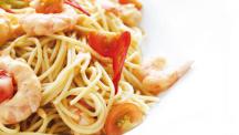 Spaghetti mit Scampi