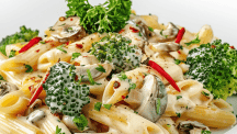 Penne mit Frischkäsesoße